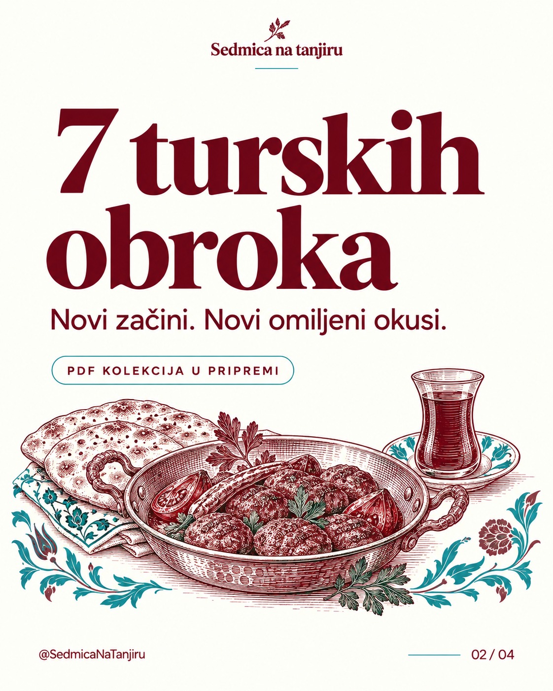 Najava kolekcije 7 turskih obroka